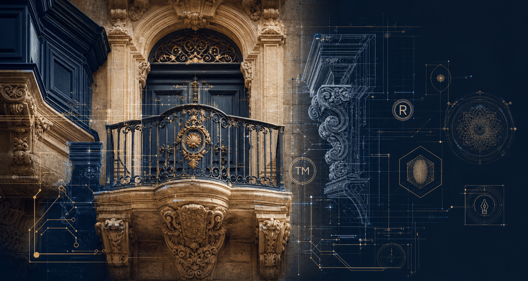 Maltese architectural and IP vault visual